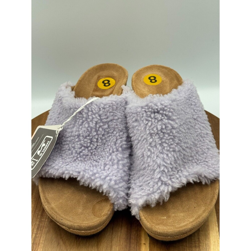 BIRKENSTOCK PAPILLIO Namica Teddy Purple Wedge Sandals Women’s Size EU 39/US 8 - Picture 6 of 9